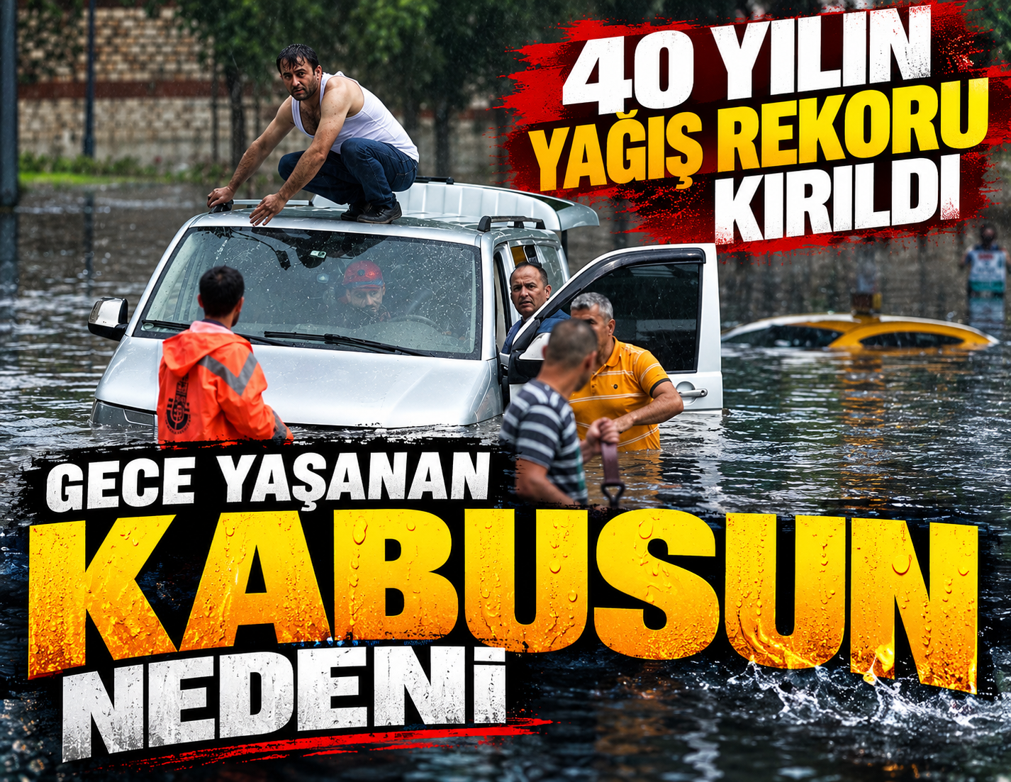 İstanbul’da metrekareye 242 kilogram yağış düştü
