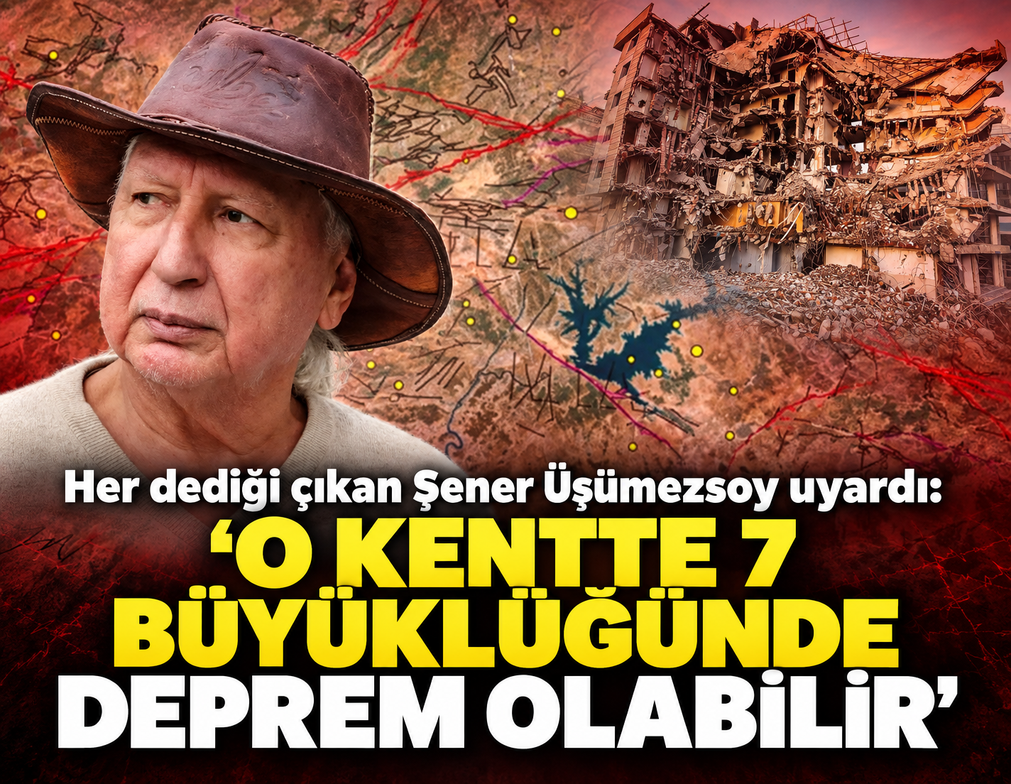 Her dediği çıkan Şener Üşümezsoy uyardı! "O kentte 7 büyüklüğünde deprem olabilir"
