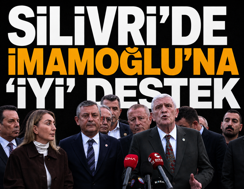 Silivri'de İmamoğlu'na 'İYİ' destek
