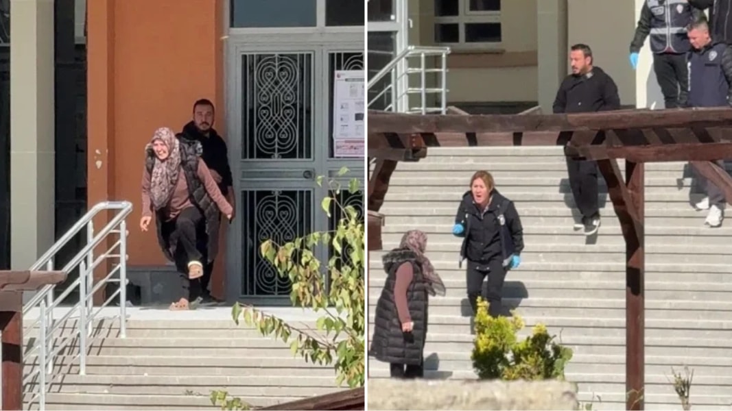 Sınava geç kaldı, ortalığı birbirine kattı