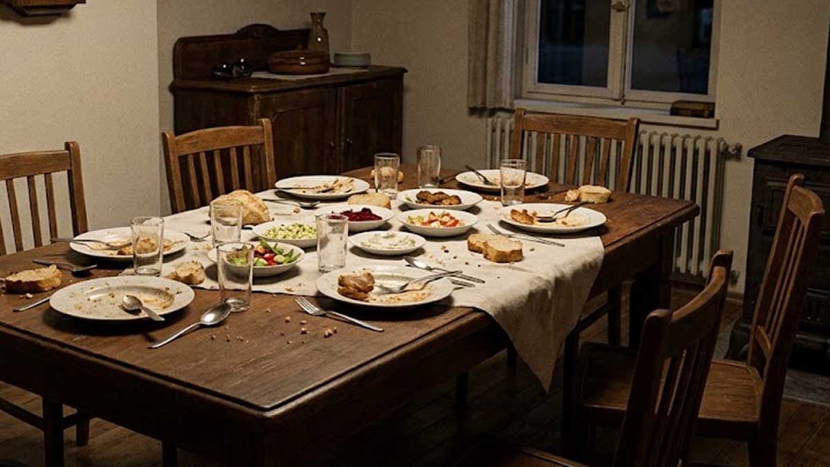 27 Ekim'de sofrayı ertesi güne kadar kaldırmıyorlar
