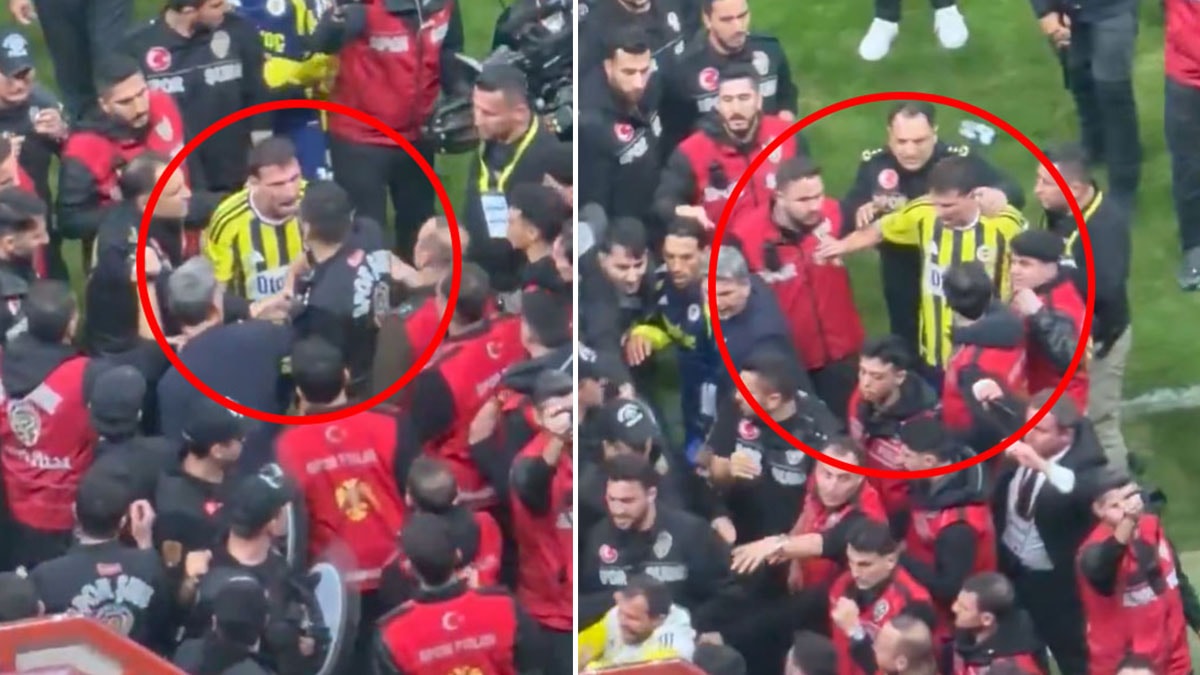 Mert Hakan Yandaş derbi sonrası polisle tartıştı: Görüntülere tepki yağdı