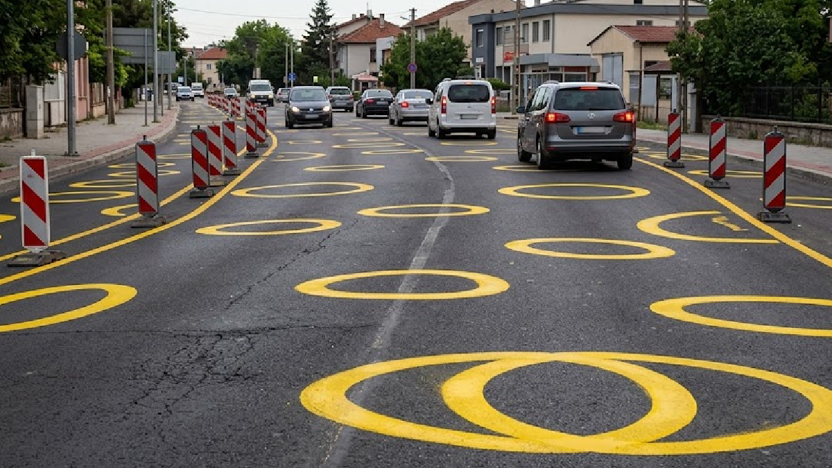 Yollarda sarı daireler belirmeye başladı: Sürücüler ne anlama geldiğini bilmiyor