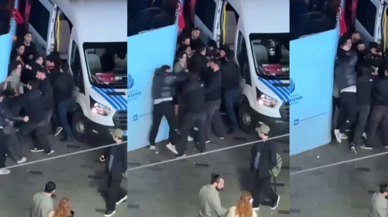 Öğrencilere yumruk atan bu siviller kim?