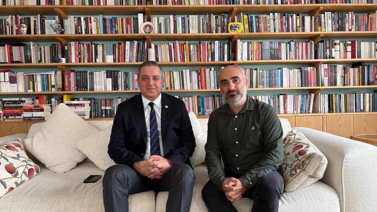 TBB Başkanı Sağkan, yazarımız İsmail Saymaz’ı ziyaret etti