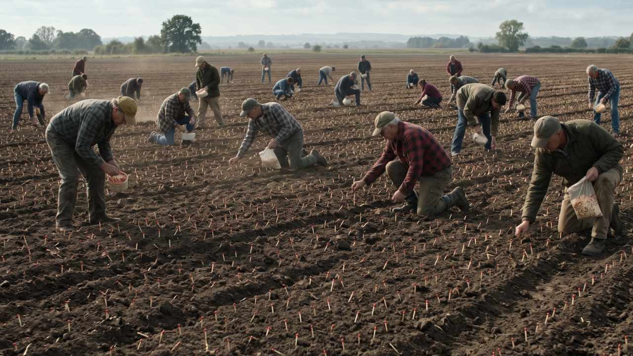 Toprağa milyonlarca kibrit batırmaya başladılar