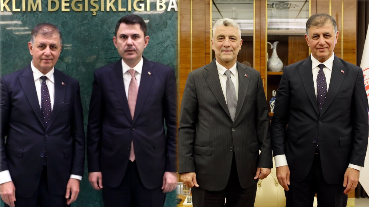 AKP'ye katılan Cemil Tugay'dan iki bakana ziyaret