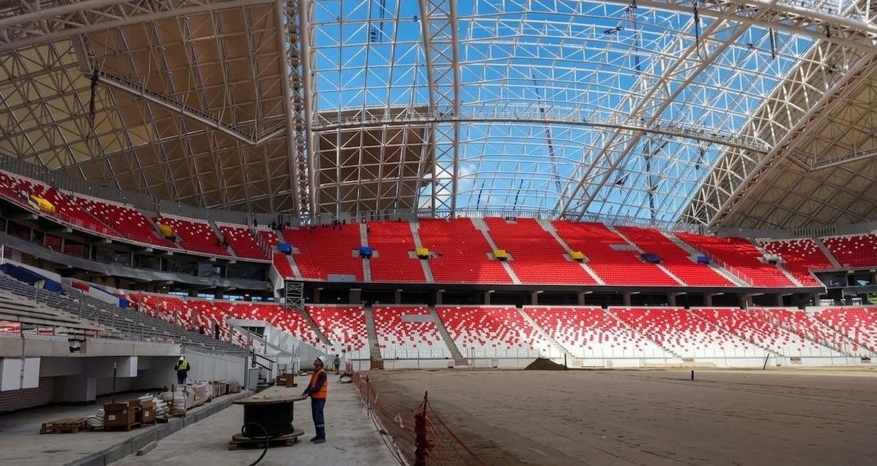 Türkiye yeni stadında sona gelindi