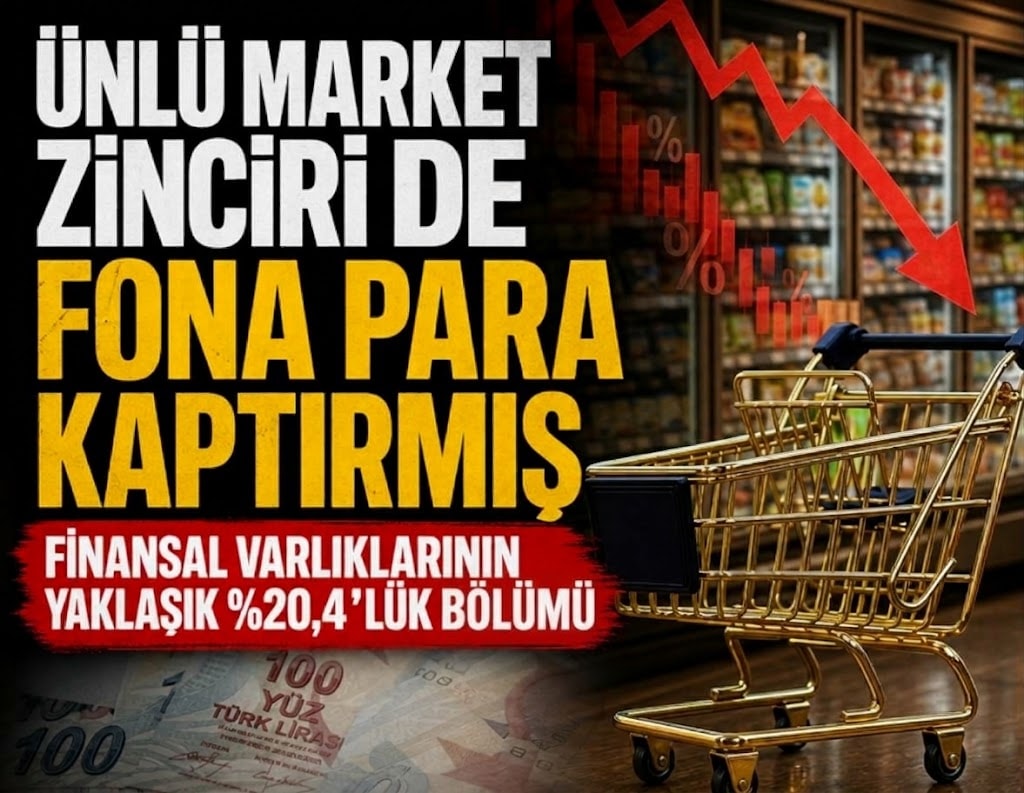 Ünlü market zinciri de fona para kaptırmış: Finansal varlıklarının yaklaşık %20,4 'lük bölümü
