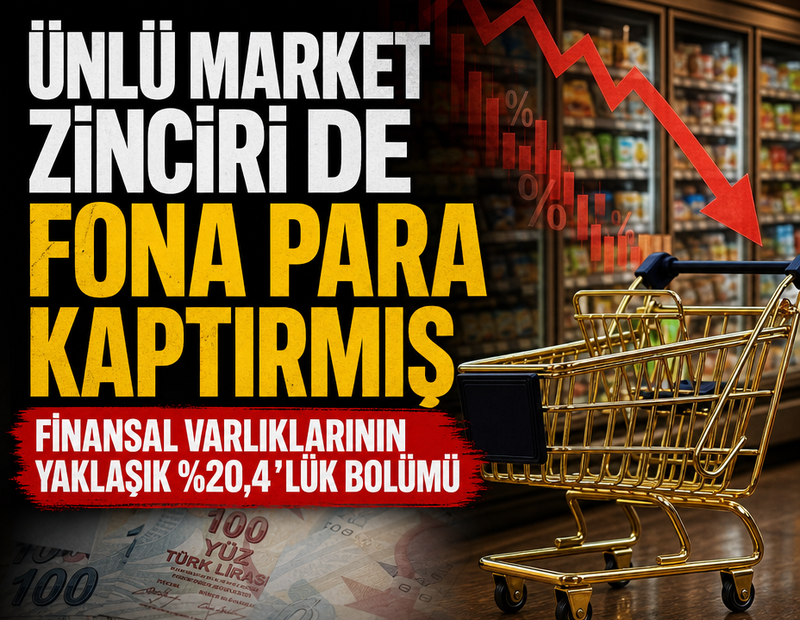 Ünlü market zinciri de fona para kaptırmış: Finansal varlıklarının yaklaşık %20,4 'lük bölümü