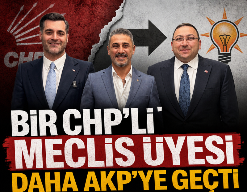 Bir CHP’li meclis üyesi daha AKP’ye geçti