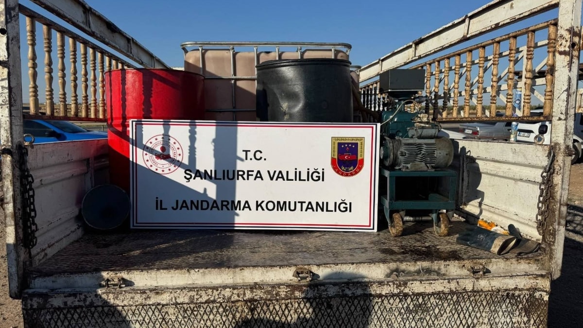 Viranşehir'de 650 litre kaçak akaryakıt yakalandı