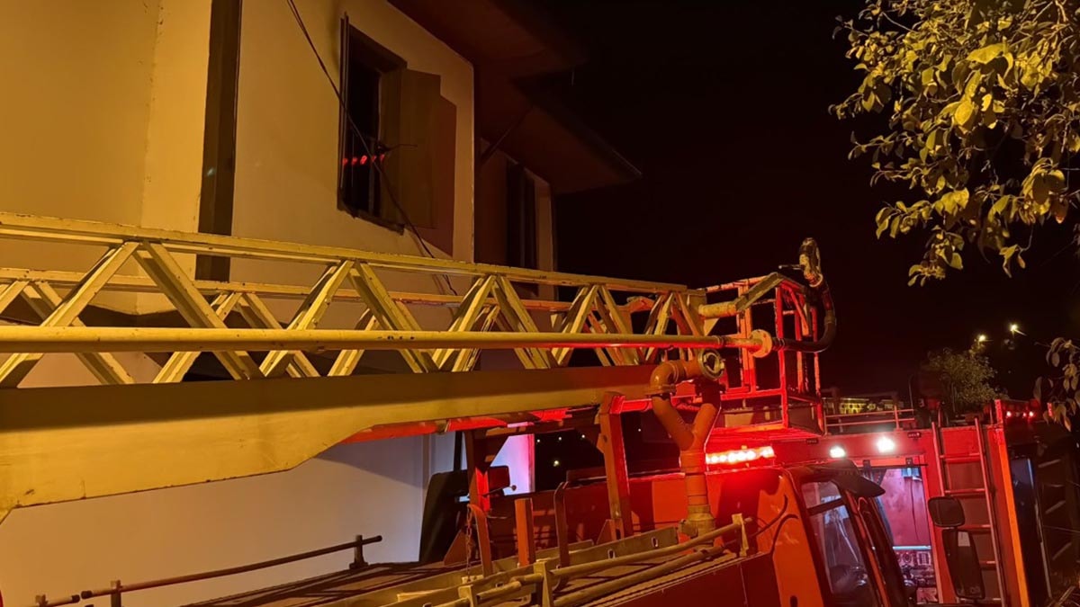Safranbolu'da 200 yıllık tarihi konakta yangın