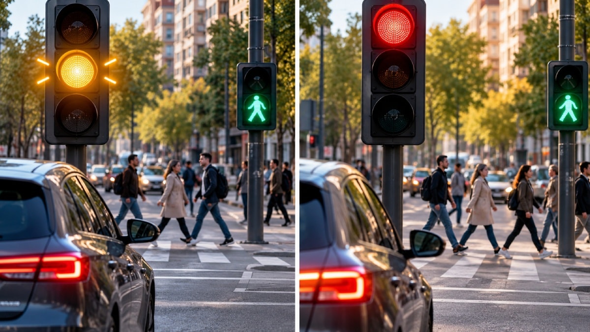Trafik ışıklarında yeni dönem başladı: Sarı ışığın kuralını değiştirdiler
