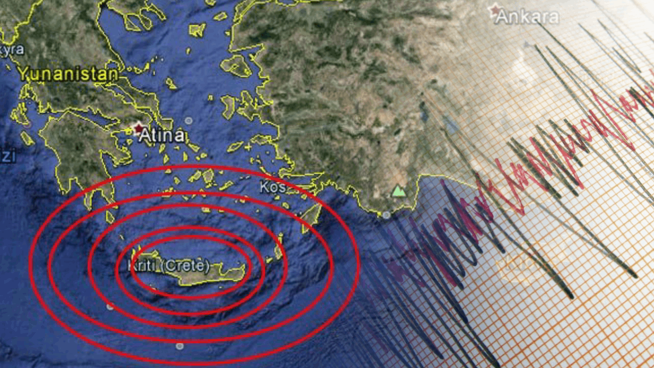 Girit açıklarında deprem oldu, gözler Ege'ye çevrildi