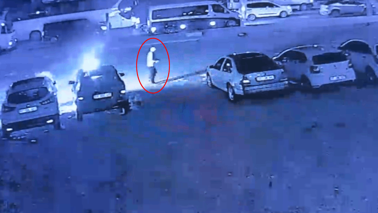 6 lüks aracı benzin döküp yaktı, yakayı ele verdi