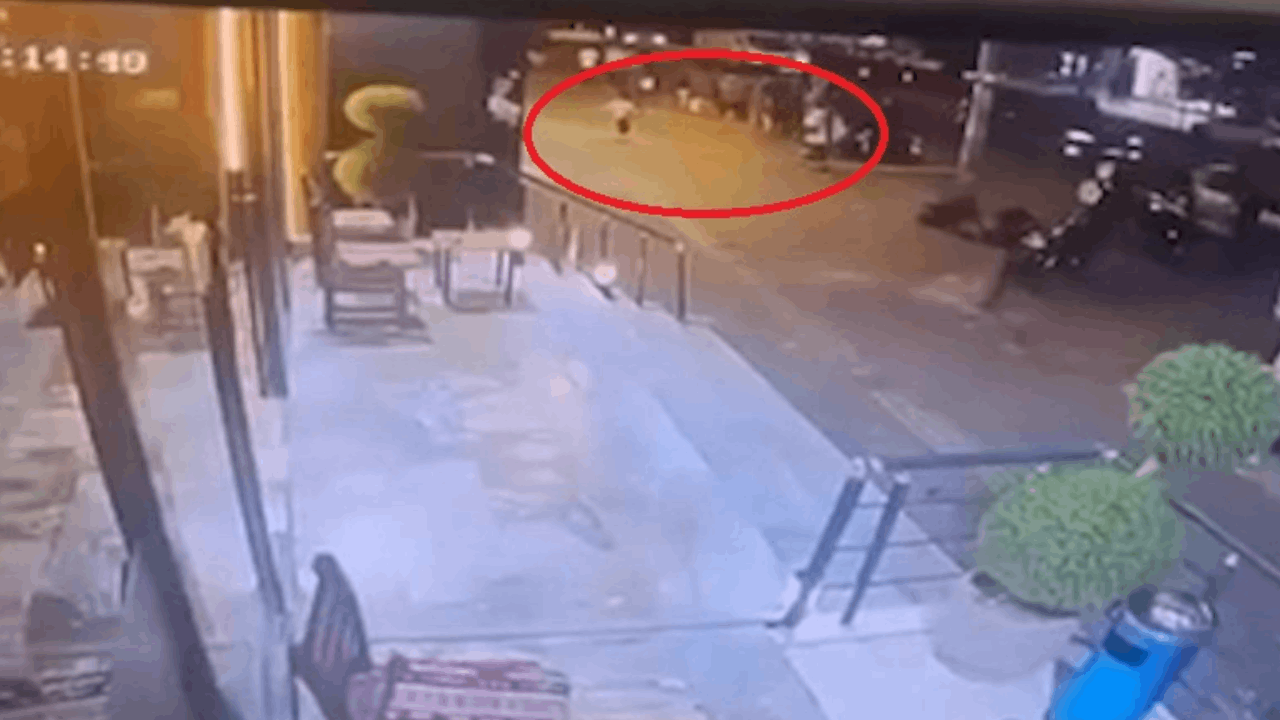 Dehşet anları kamerada: Kadın ve çocuk ölümden saniyelerle kurtuldu