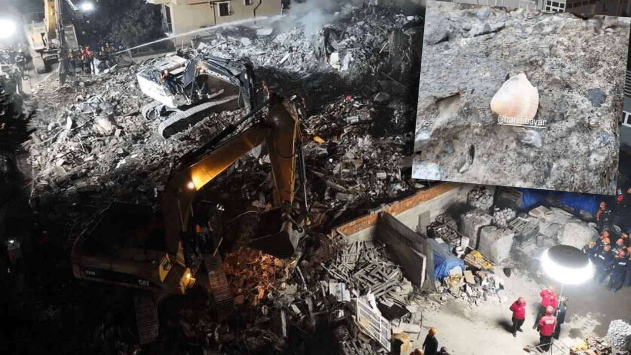 Maltepe'de çöken binanın betonundan deniz kabuğu çıktı