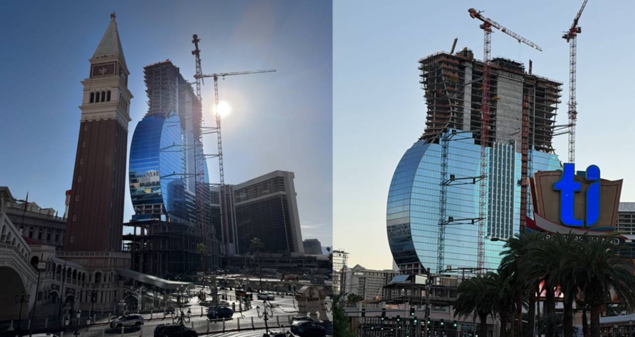Las Vegas'ta 201 metre yüksekliğinde dev gitar şeklinde gökdelen inşa ediliyor
