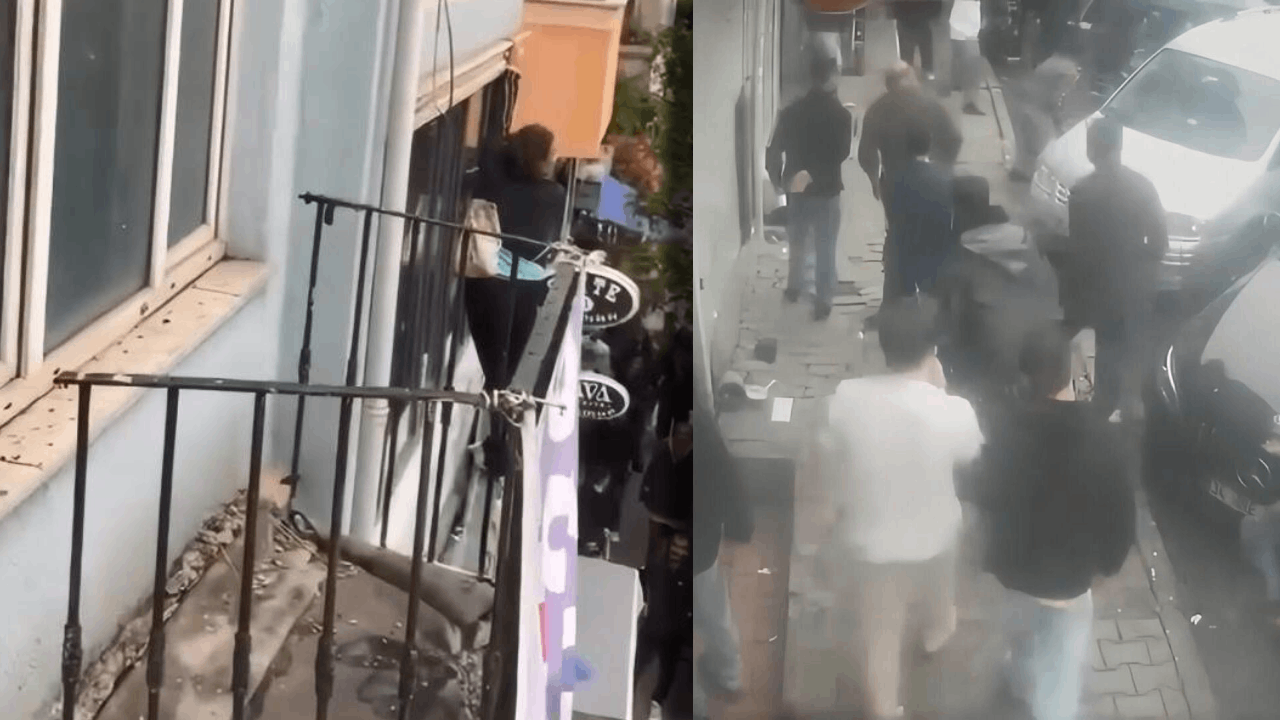 Beyoğlu’nda otel penceresinde feryat: "İmdat polis yok mu" diye bağırdı, tabeladan aşağı düştü!