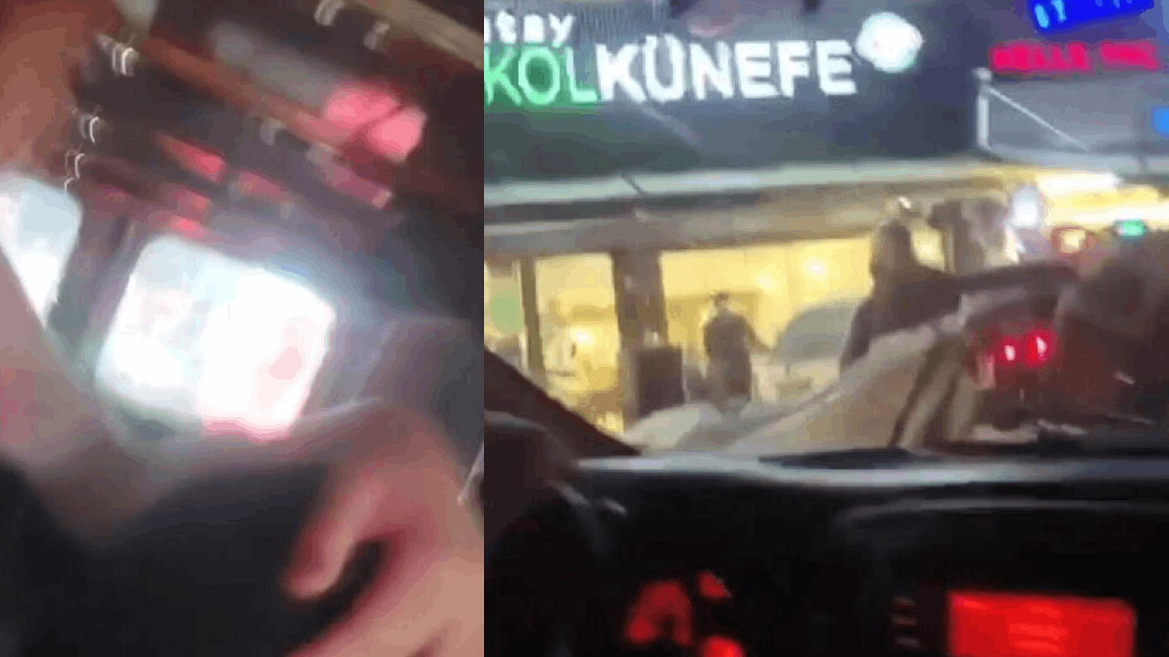 Sarıyer’de trafikte dehşet: Aracı basıp camı kırdı! "Baba çabuk" feryatları yürek yaktı!