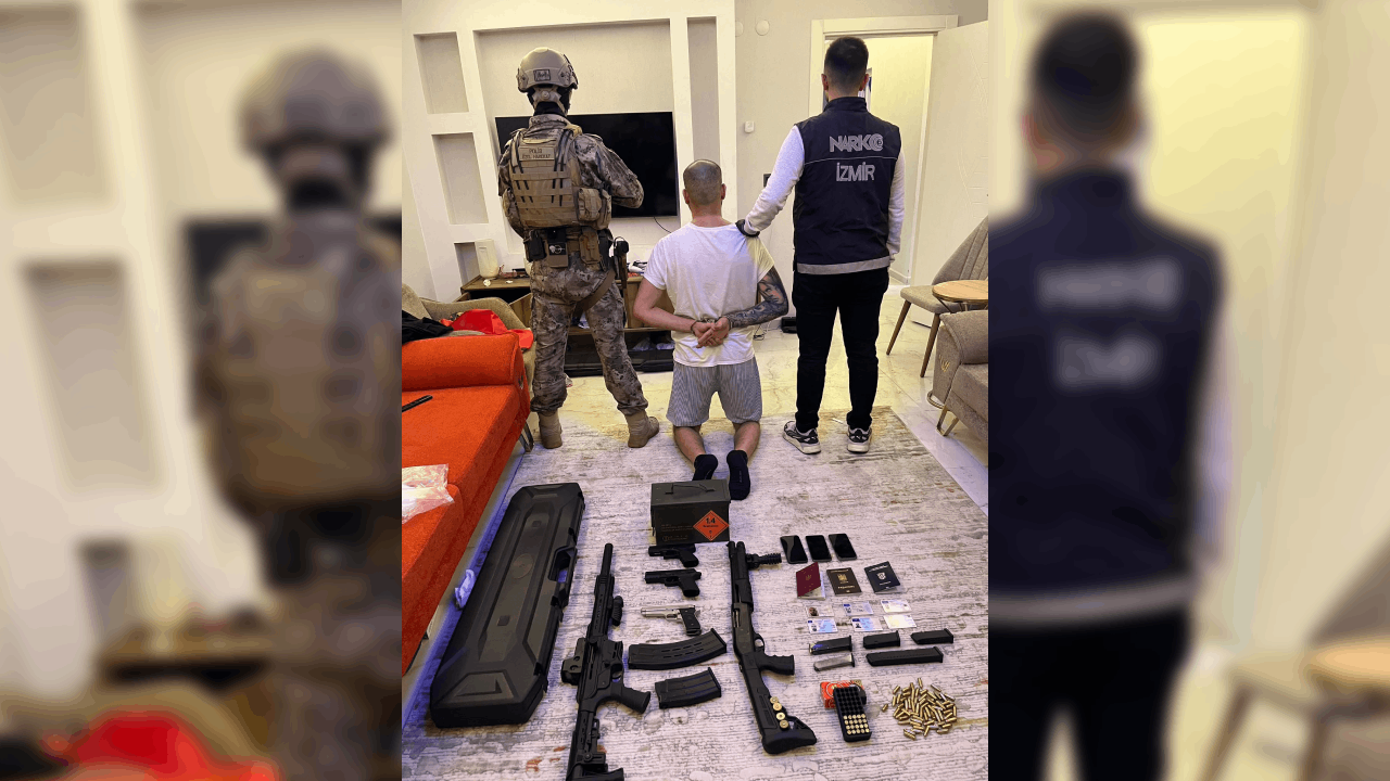 Dünyanın kırmızı bültenle aradığı baron İzmir'de yakayı ele verdi