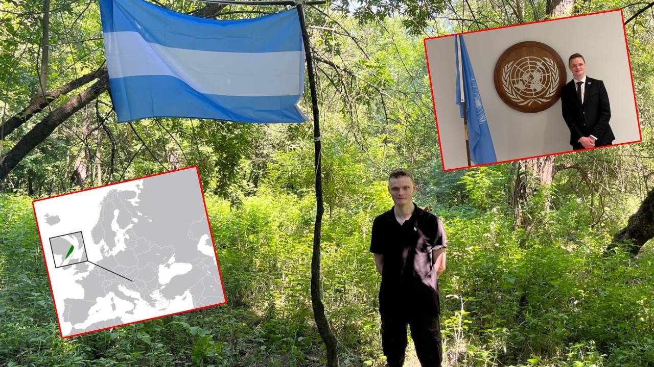 Balkanlar'da sahipsiz arsada ülke kurdu: 21 yaşındaki cumhurbaşkanı BM'den ödül aldı