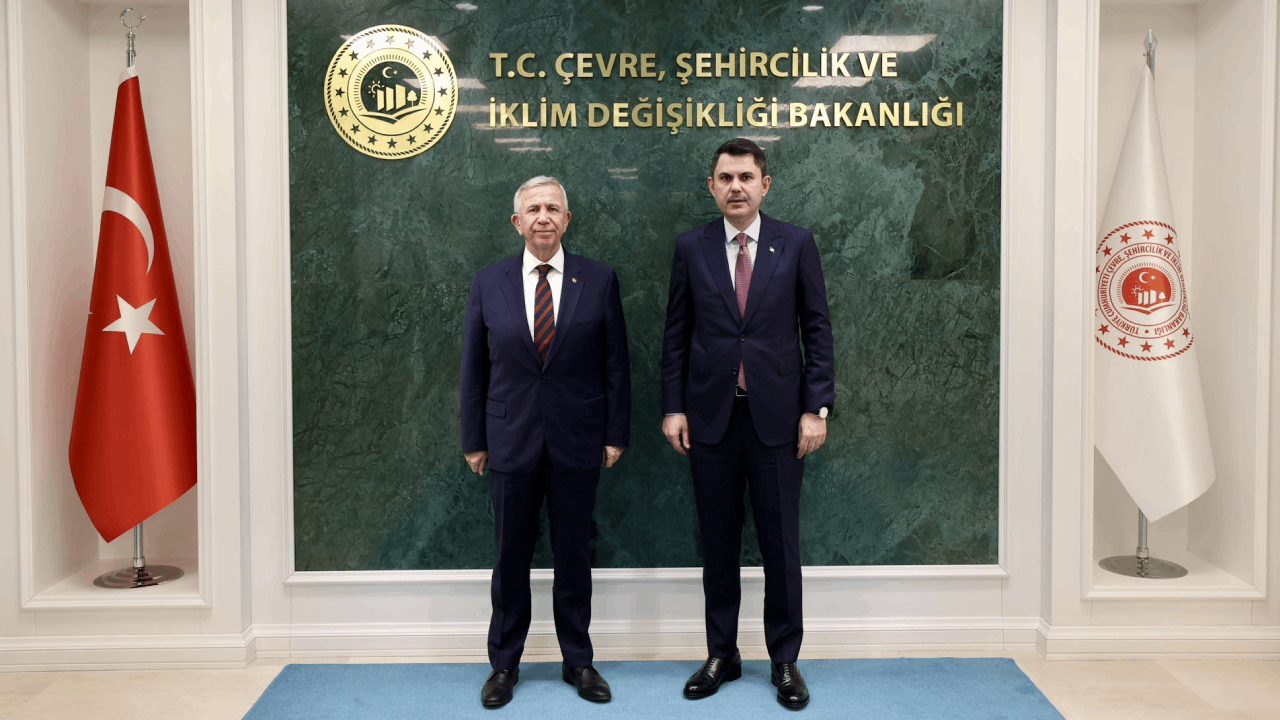 Mansur Yavaş, Murat Kurum'la bir araya geldi
