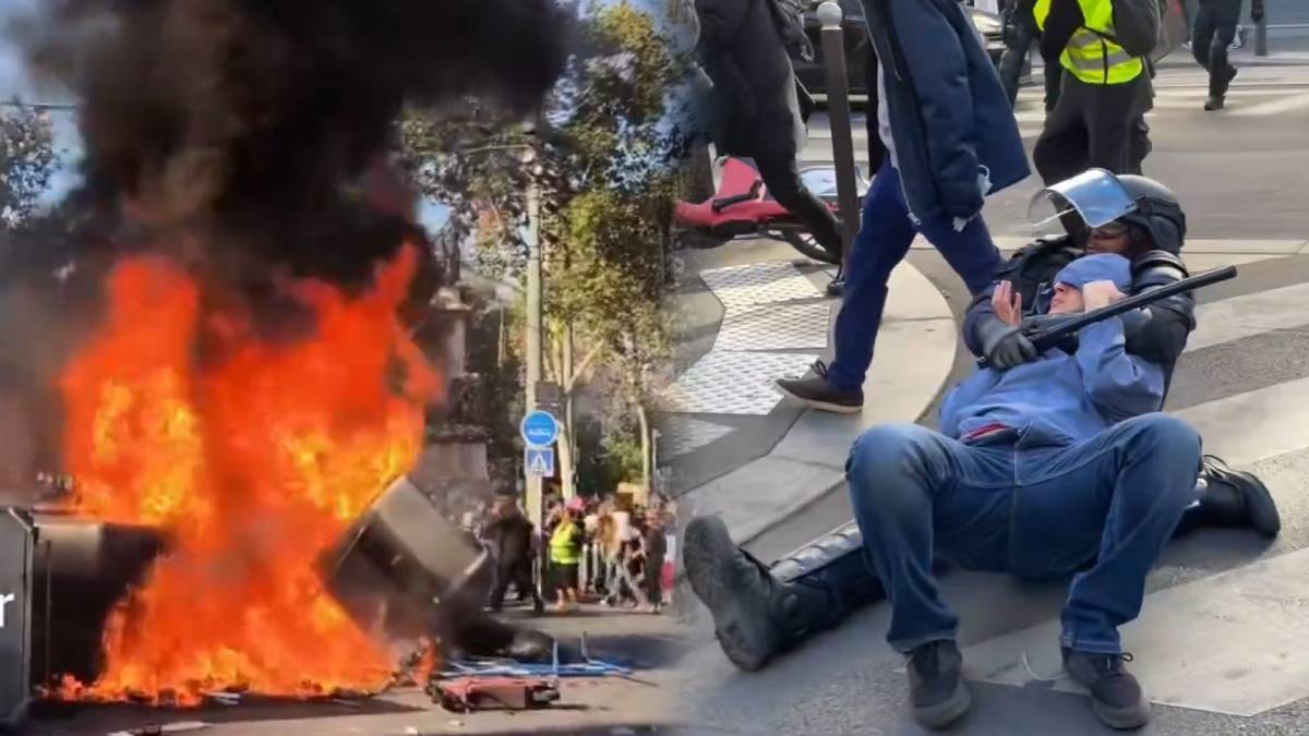 Fransa'da sokaklar karıştı: Sarı Yelekliler yeniden ayaklandı