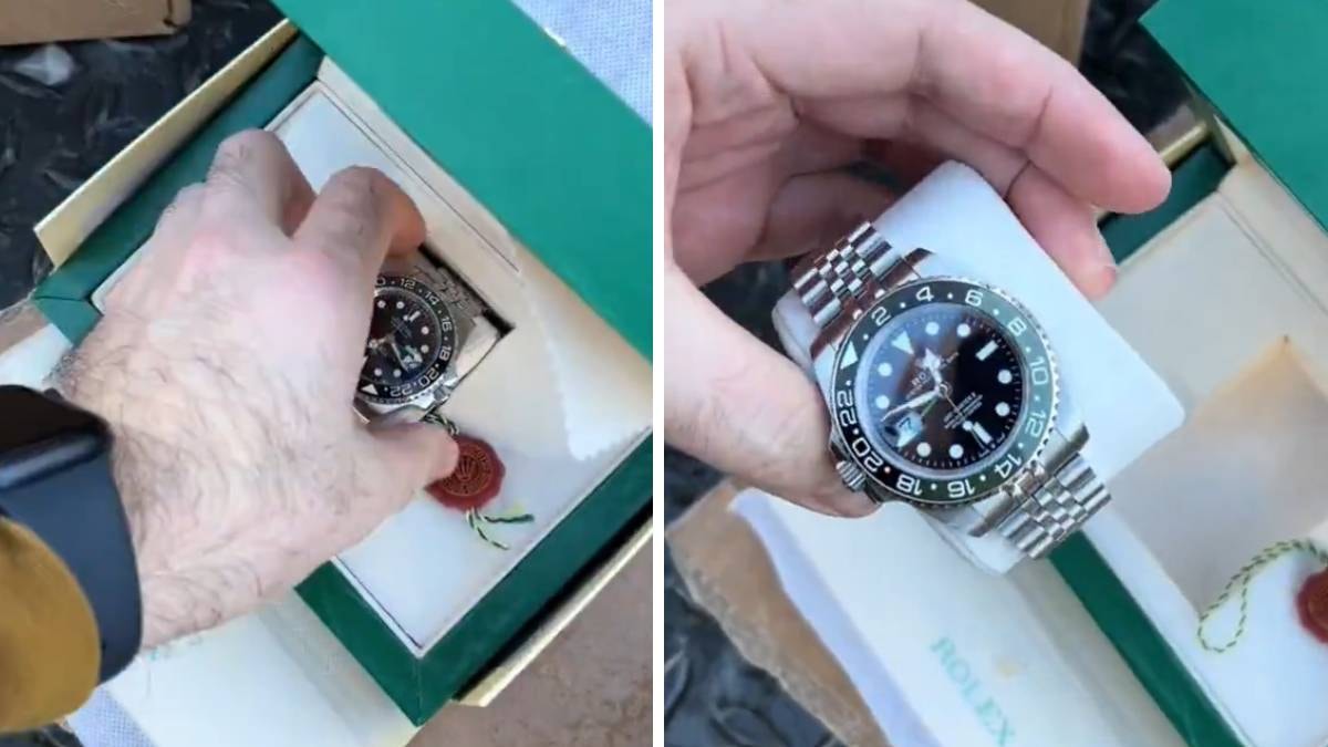 Fransa'da yağmanın son noktası: Çöp kutusu yanında açılmamış Rolex saat bulundu