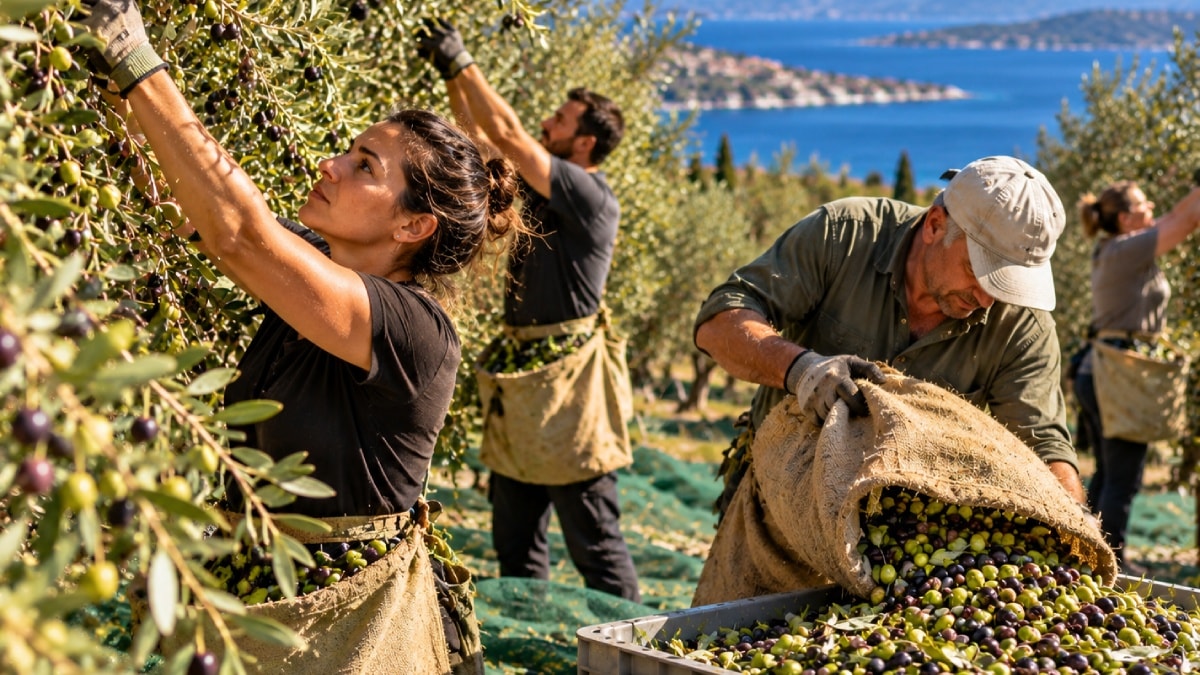 Zeytin ağacı olmayan ülke dünya zeytin toplama şampiyonu oldu