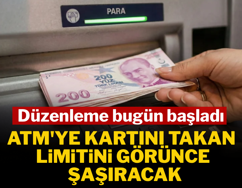 Pazartesi itibarıyla yürürlüğe girecek: ATM'ye kartını takan herkes bu yazıyla karşılaşacak