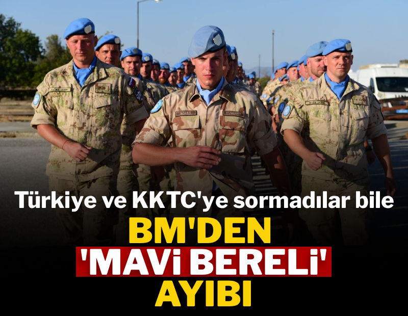 BM'den 'Mavi Bereli' ayıbı
