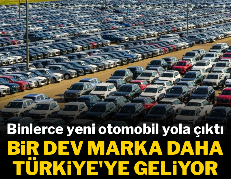 Binlerce yeni otomobil yola çıktı: Bir dev marka daha Türkiye'ye geliyor