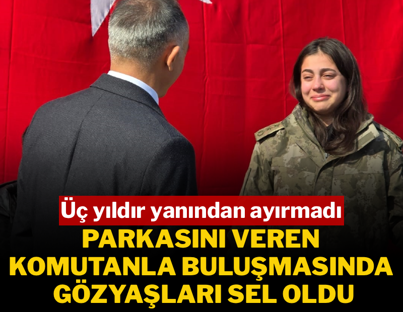 3 yıldır yanından ayırmadı: Parkasını veren komutanla buluşmasında gözyaşları sel oldu