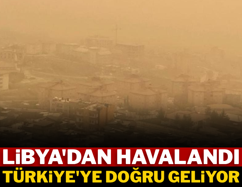 Libya'dan havalandı, Türkiye'ye doğru geliyor