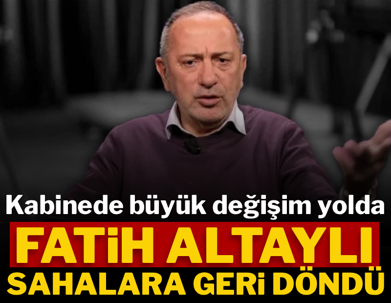 Fatih Altaylı sahalara geri döndü