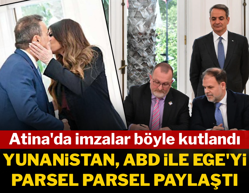 Yunanistan Amerika ile Ege’yi parsel parsel paylaştı