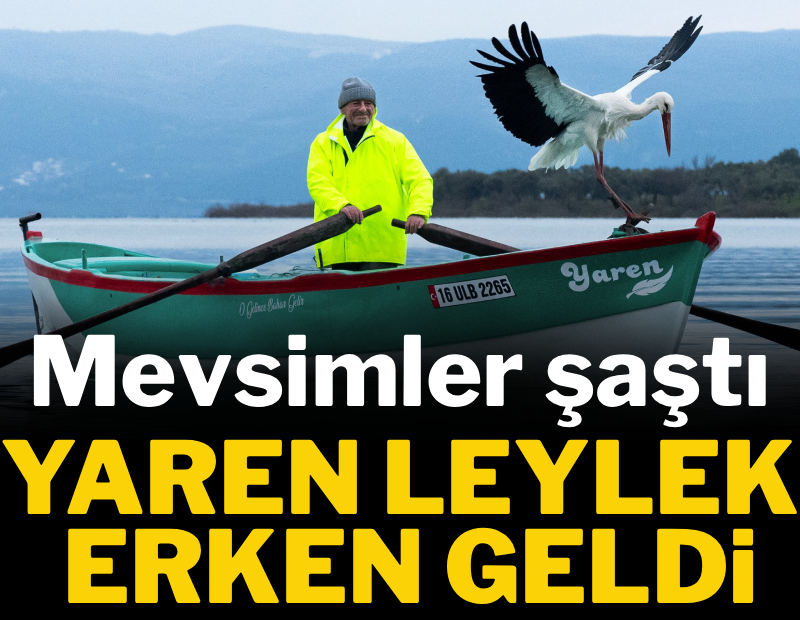 Mevsimler şaştı, Yaren leylek erken geldi