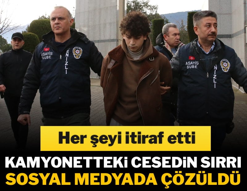 Kamyonetteki cesedin sırrı sosyal medyada çözüldü