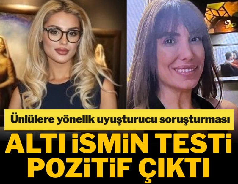İşte uyuşturucu testi pozitif çıkan ünlüler...