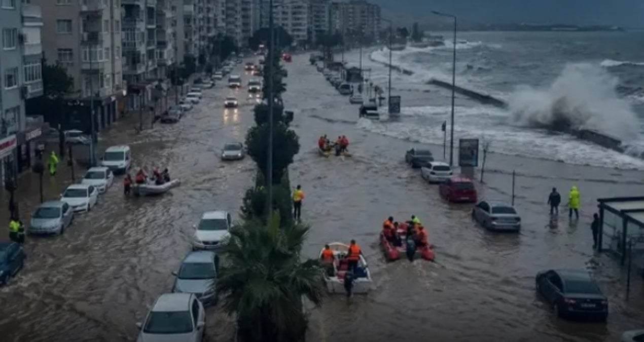 Bu fotoğraf yapay zeka değil! 3 şehrimiz sular altında