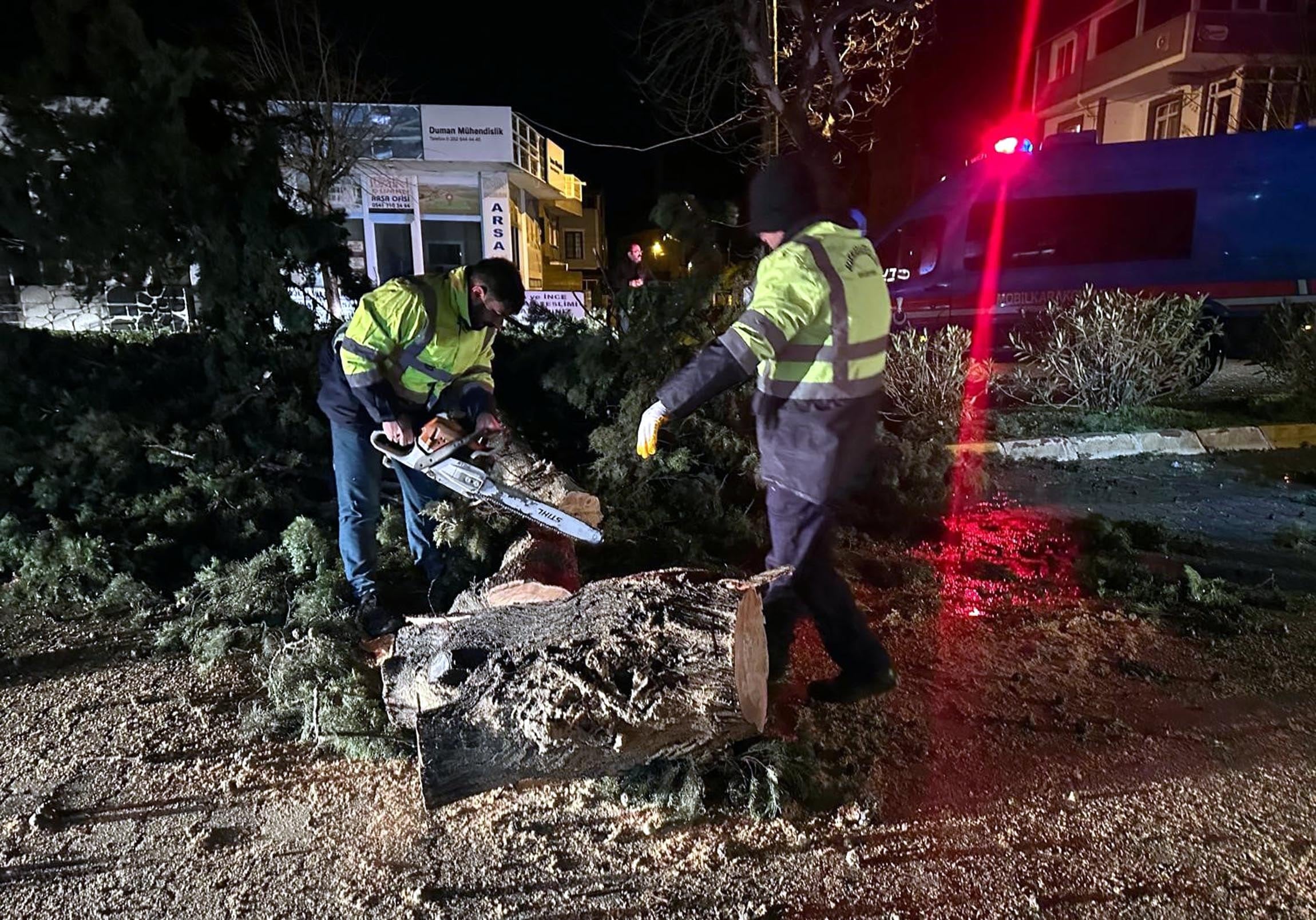 Tekirdağ'da fırtına etkili oldu: Çatılar uçtu, ağaçlar devrildi