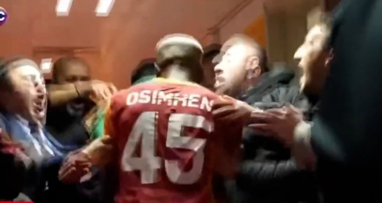 Galatasaray koridorlarında yıllarca unutulmayacak görüntüler