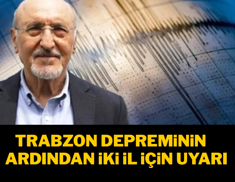 Osman Bektaş'tan, Trabzon depremi sonrası 2 il için uyarı: Mikro küme büyümeye devam ediyor