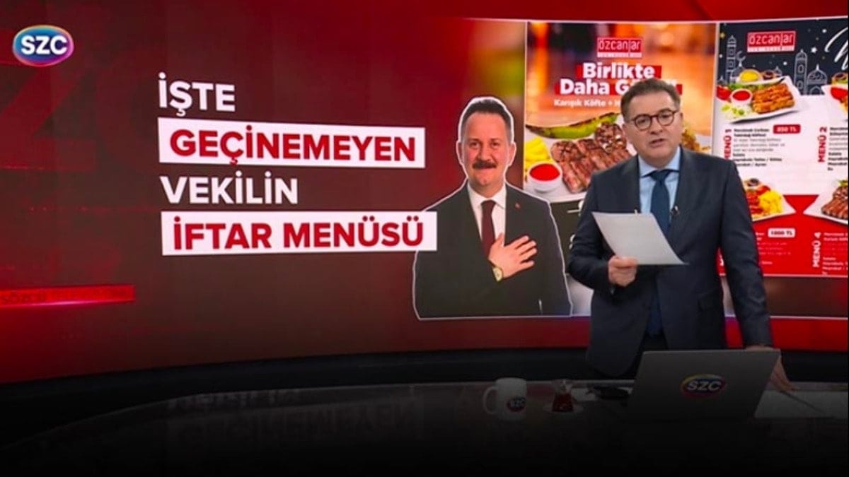 500 Bin TL Yetmeyen vekilin iftar menüsü