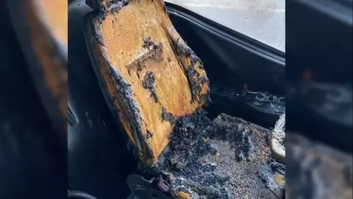 Belediye otobüsünü ve şoförü ateşe verdi!