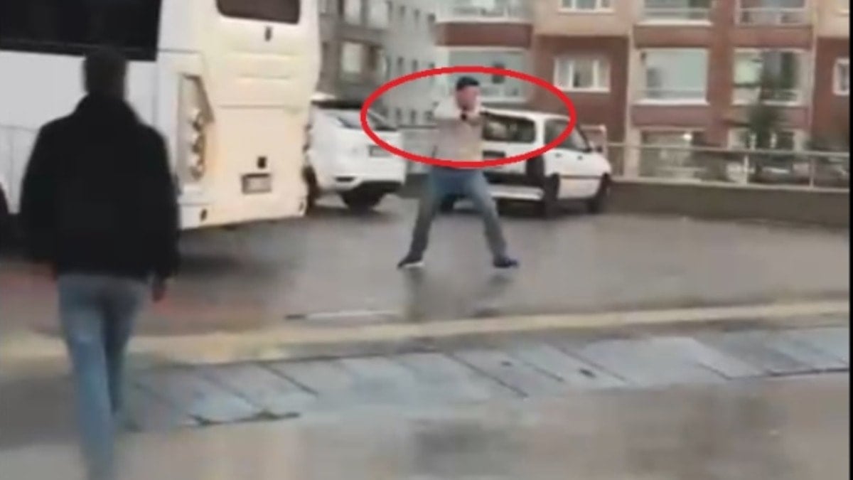 Ankara'da pompalı tüfekli kavga kamerada: 2 gözaltı