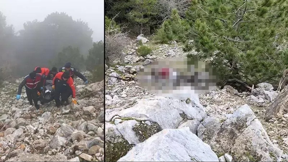 'Define ararken dinamitle öldü' iddiası: Uçurumda bulunan cesetle ilgili eşi ve oğlu dahil 9 gözaltı