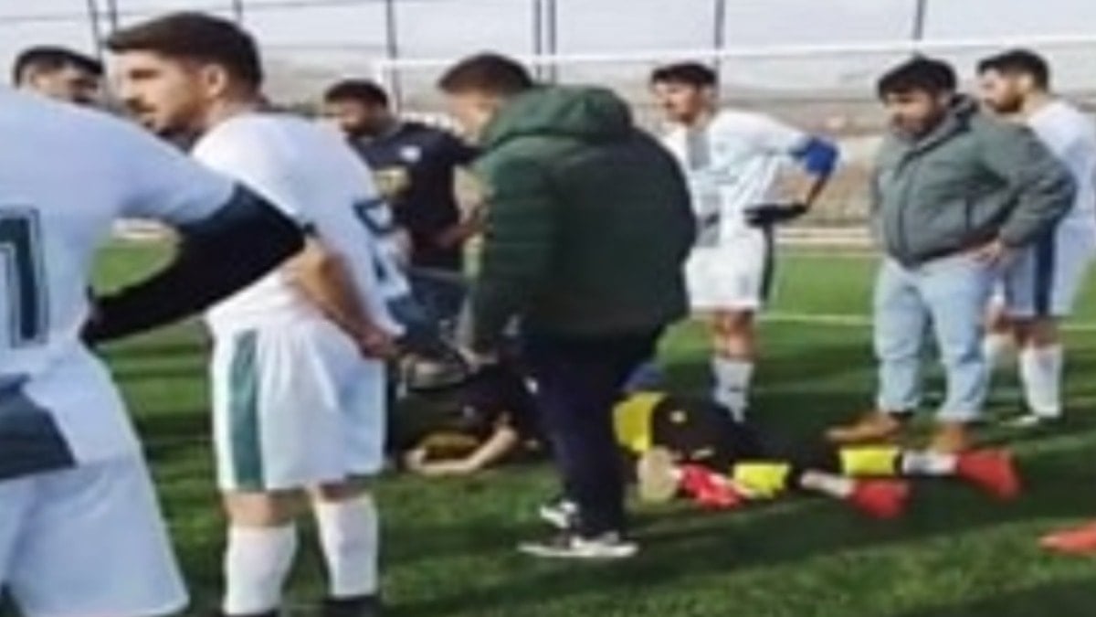 Yere düştü ama kalkamadı: Kaleciyi ölümden polis kurtardı